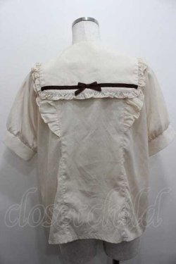 画像3: axes femme POETIQUE / ヒマワリブーケ刺繍ブラウス  生成り I-26-01-15-008-AX-BL-SA-ZI