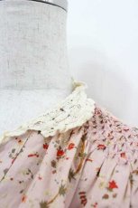 画像3: PINK HOUSE / ミニ花柄半袖ワンピース  ピンク I-26-01-15-076-LO-OP-SA-ZS (3)