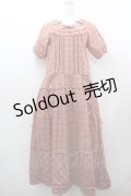 PINK HOUSE / チェックハートワッペンリボン半袖ワンピース  ピンクチェック I-26-01-15-079-LO-OP-SA-ZI