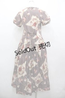 画像2: PINK HOUSE / ジャム瓶柄半袖ワンピース  パープル I-26-01-15-082-LO-OP-SA-ZI