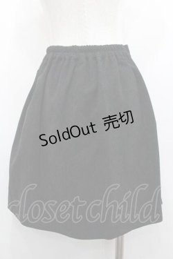 画像2: Ank Rouge / フロントボタンミニスカート  黒 I-26-01-15-086-CA-SK-SA-ZI