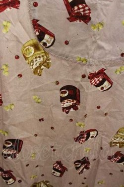 画像3: WONDERFUL WORLD / ジャム柄エプロン  ピンク I-26-01-15-098-LO-ZA-SA-ZI