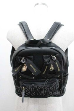 画像1: Jamieエーエヌケー / ディズニーツイステッドワンダーランドリュック  黒 I-26-01-15-099-0-BG-SA-ZI