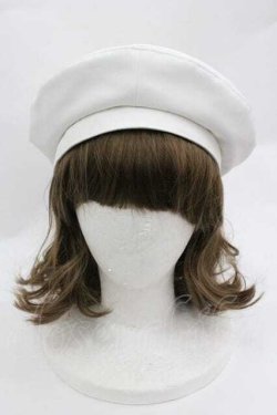 画像2: Amavel / Dreaming リボンベレー帽  白×サックス I-26-01-15-106-CA-AC-TE-ZI