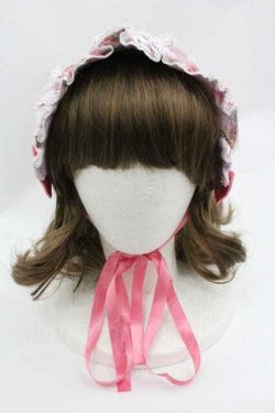 画像2: metamorphose / シャーロットレースアップヘッドドレス  ピンク I-26-01-15-108-ME-AC-SA-ZI