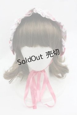 画像2: metamorphose / シャーロットレースアップヘッドドレス  ピンク I-26-01-15-108-ME-AC-SA-ZI