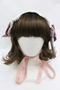 画像2: Chalmiere / タータンチェックヘッドドレス  ピンク I-26-01-15-110-0-AC-SA-ZI