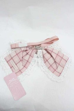 画像2: Chalmiere / タータンチェックマルチリボン  ピンク I-26-01-15-117-0-ZA-SA-ZI