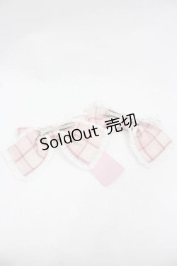 画像2: Chalmiere / チェックリボンクリップセット  ピンク I-26-01-15-118-0-AC-SA-ZI