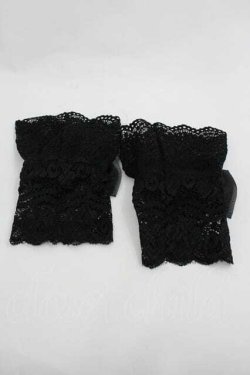 画像2: m petit by misako / リボン付きショートアームカバー  ブラック I-26-01-15-121-LO-ZA-SA-ZI