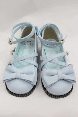 画像1: Angelic Pretty / Tea Party Shoes M サックス I-26-01-15-124-AP-SH-SA-ZI