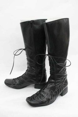 画像3: Jane Marple Dans Le Salon / 編み上げレザーブーツ L 黒 I-26-01-15-125-JM-SH-SA-ZI