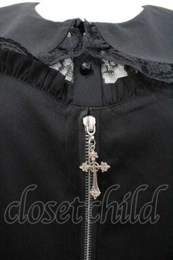 画像4: MA*RS / デコルテレースオフショルブラウス  黒 I-26-01-15-014-EL-BL-SA-ZI