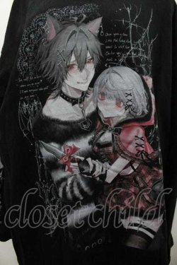 画像3: Amilige / Dreaming DollプリントロングTシャツ  黒 I-26-01-15-016-PU-TO-SA-ZI