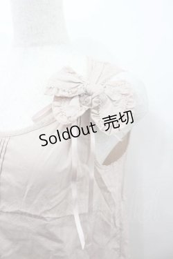 画像3: WONDERFUL WORLD / フロントピンタックリボンノースリーブブラウス  ピンク I-26-01-15-022-LO-BL-SA-ZI