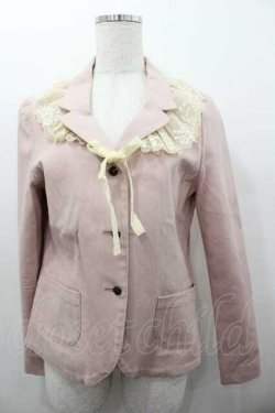 画像1: Garland / レースデザインジャケット  ピンク I-26-01-15-024-0-JA-SA-ZI