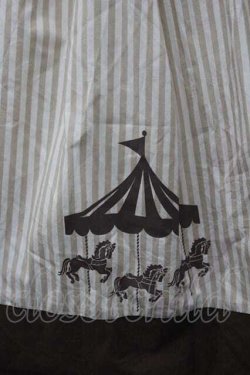 画像2: Fi.n.t / カルーセルストライプジャンパースカート  ブラウン I-26-01-15-029-CA-OP-SA-ZI