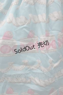 画像2: Emily Temple cute / ケーキ＆クリームノースリーブワンピース  サックス I-26-01-15-032-ET-OP-SA-ZI