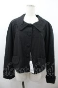 INGEBORG / 襟付きジャケット 11 ブラック I-26-01-18-041-LO-JA-SA-ZI