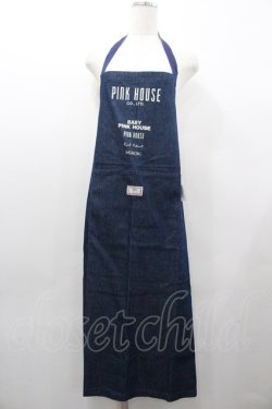 画像1: PINK HOUSE / エプロン  インディゴ I-26-01-18-053-LO-ZA-SA-ZI