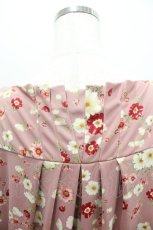 画像3: PINK HOUSE / 胸元切り替え花柄五分袖ワンピース  ピンク I-26-01-18-055-LO-OP-SA-ZS (3)