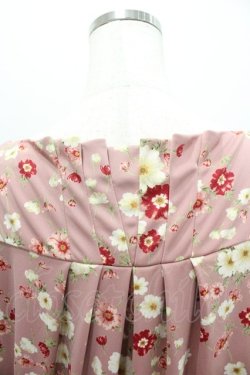 画像3: PINK HOUSE / 胸元切り替え花柄五分袖ワンピース  ピンク I-26-01-18-055-LO-OP-SA-ZI