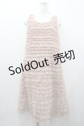 PINK HOUSE / ドットピコフリルノースリーブワンピース  ピンク I-26-01-18-056-LO-OP-SA-ZS