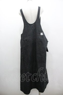 画像2: KANEKO ISAO / デニムジャンパースカート  ブラック I-26-01-18-061-EL-OP-SA-ZI