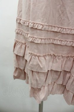 画像3: PINK HOUSE / 裾ピコフリル半袖ハイネックチュニックカットソー  ピンク I-26-01-18-062-LO-TO-SA-ZI