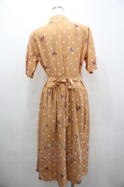 画像2: PINK HOUSE / チェックお花柄ワンピース  オレンジＸ白Ｘ緑 I-26-01-18-064-LO-OP-SA-ZI