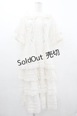 画像1: PINK HOUSE / ポルカドットチュール使いワンピース  アイボリー I-26-01-18-066-LO-OP-SA-ZI