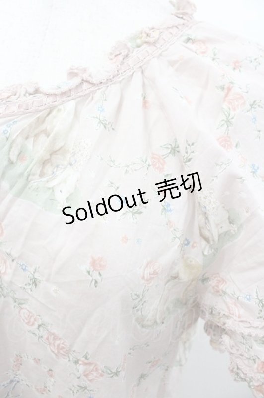 画像4: PINK HOUSE / ひつじプリントミディワンピース  ピンク I-26-01-18-067-LO-OP-SA-ZS (4)