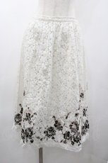 画像1: INGEBORG / セットアップスカート  レースフラワー I-26-01-18-071-LO-SK-SA-ZT654 (1)
