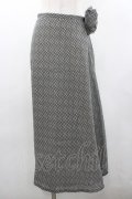 INGEBORG / セットアップスカート  千鳥白黒 I-26-01-18-075-LO-SK-SA-ZI