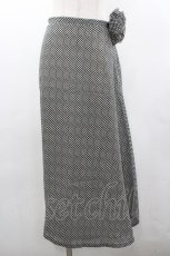 画像1: INGEBORG / セットアップスカート  千鳥白黒 I-26-01-18-075-LO-SK-SA-ZT654 (1)