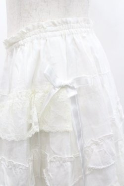画像3: PINK HOUSE / フリルレーススカート  白 I-26-01-18-076-LO-SK-SA-ZI