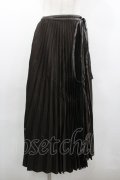 INGEBORG / セットアップスカート  レザーテーププリーツ I-26-01-18-077-LO-SK-SA-ZI