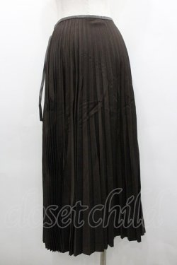 画像2: INGEBORG / セットアップスカート  レザーテーププリーツ I-26-01-18-077-LO-SK-SA-ZI