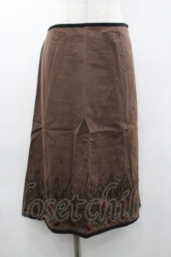 画像1: KETTY / スカート  裾ローズ刺繍 I-26-01-18-080-EL-SK-SA-ZI