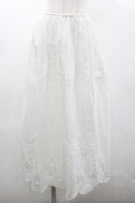 画像1: INGEBORG / セットアップスカート  フラワーレース I-26-01-18-081-LO-SK-SA-ZT655 (1)
