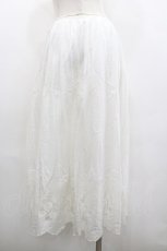 画像2: INGEBORG / セットアップスカート  フラワーレース I-26-01-18-081-LO-SK-SA-ZT655 (2)