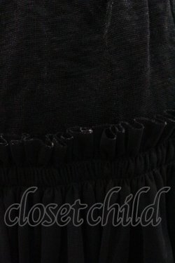 画像3: INGEBORG / シフォンスカート  黒 I-26-01-18-087-0-SK-SA-ZI