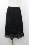画像1: INGEBORG / レーススカート  黒 I-26-01-18-089-0-SK-SA-ZT655 (1)