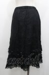 画像2: INGEBORG / レーススカート  黒 I-26-01-18-089-0-SK-SA-ZT655 (2)