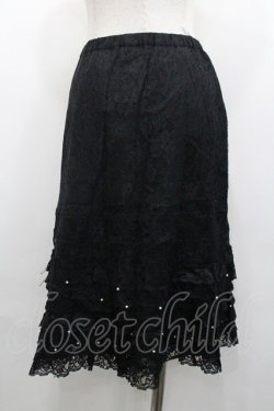画像2: INGEBORG / レーススカート  黒 I-26-01-18-089-0-SK-SA-ZI