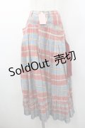 PINK HOUSE / チェックプリーツスカート  赤Ｘ青チェック I-26-01-18-090-LO-SK-SA-ZI