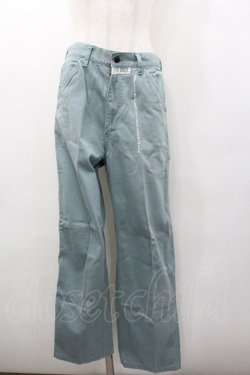 画像1: PINK HOUSE / 縦ロゴプリントパンツ  サックス I-26-01-18-096-LO-JA-SA-ZI