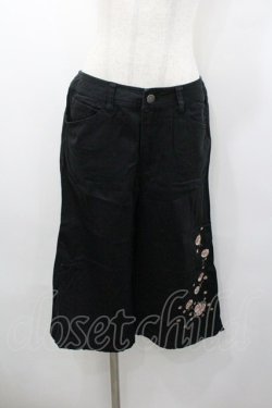 画像1: PINK HOUSE / ハーフパンツ  黒 I-26-01-18-099-LO-PA-SA-ZI