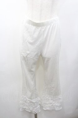 画像1: PINK HOUSE / レースレギンス  白 I-26-01-18-104-LO-PA-SA-ZI