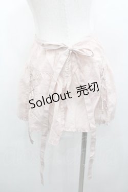 画像2: PINK HOUSE / フラワー刺繍タブリエエプロン  ピンク I-26-01-18-106-LO-ZA-SA-ZI